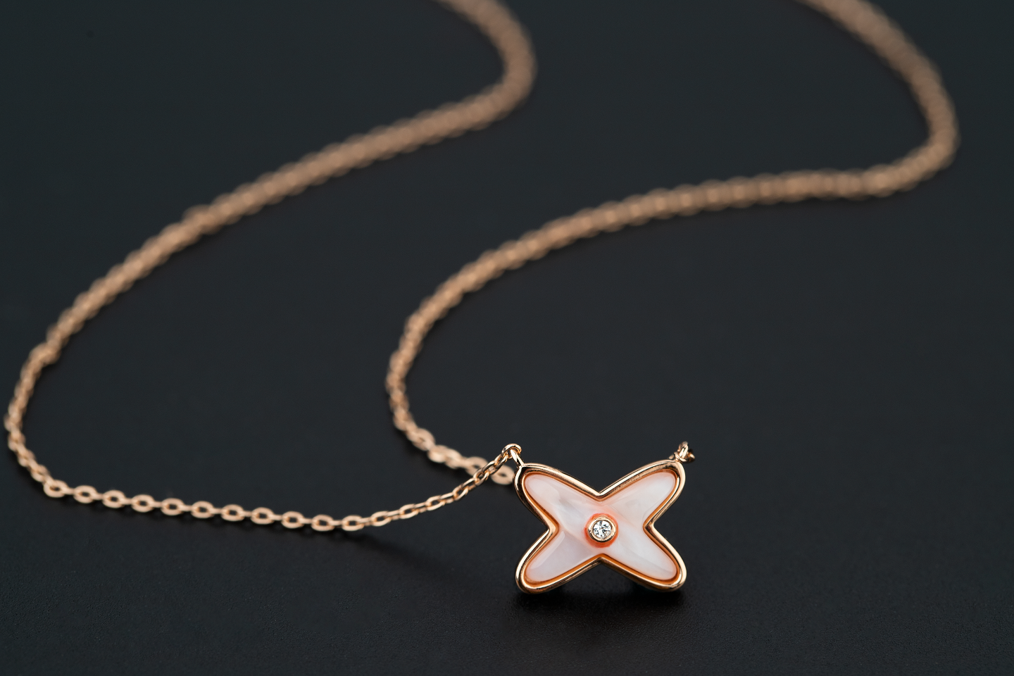 [Loran]JEUX DE NECKLACE 1 DIAMOND