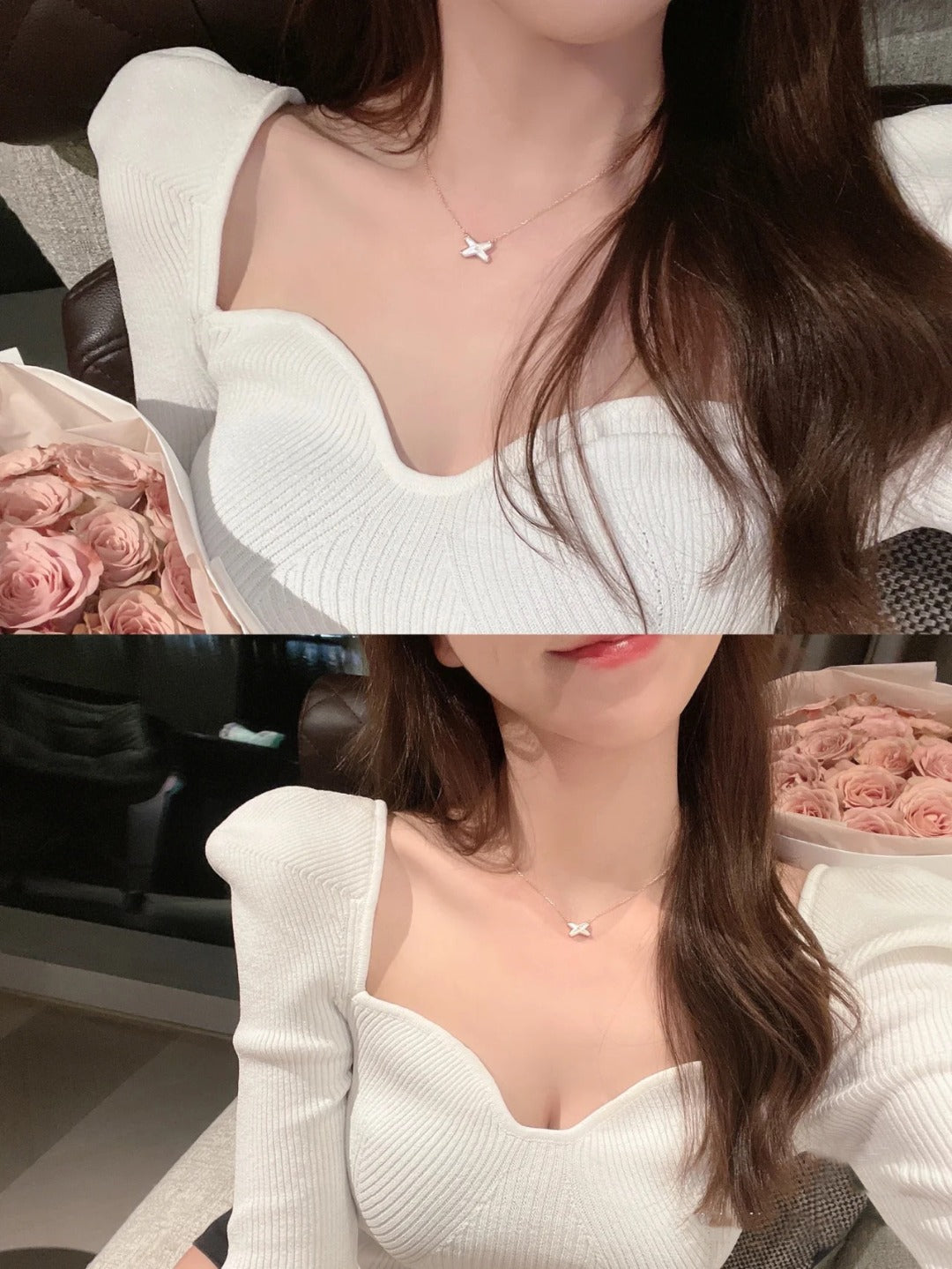 [Loran]JEUX DE NECKLACE 1 DIAMOND