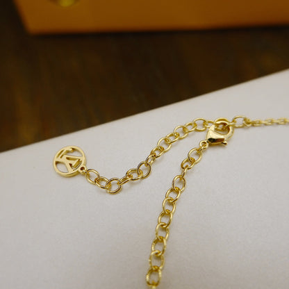 [Loran]BLOOMING SUPPLE NECKLACE BRASS