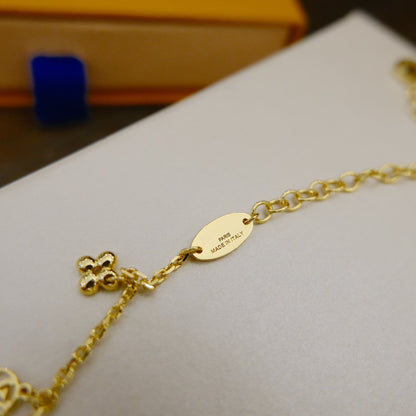 [Loran]BLOOMING SUPPLE NECKLACE BRASS
