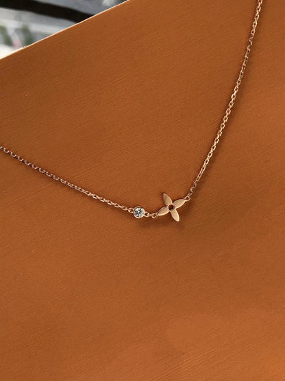 [Loran]BLOSSOM PENDANT ROSE GOLD AND DIAMOND