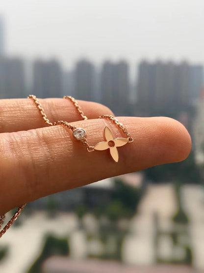 [Loran]BLOSSOM PENDANT ROSE GOLD AND DIAMOND