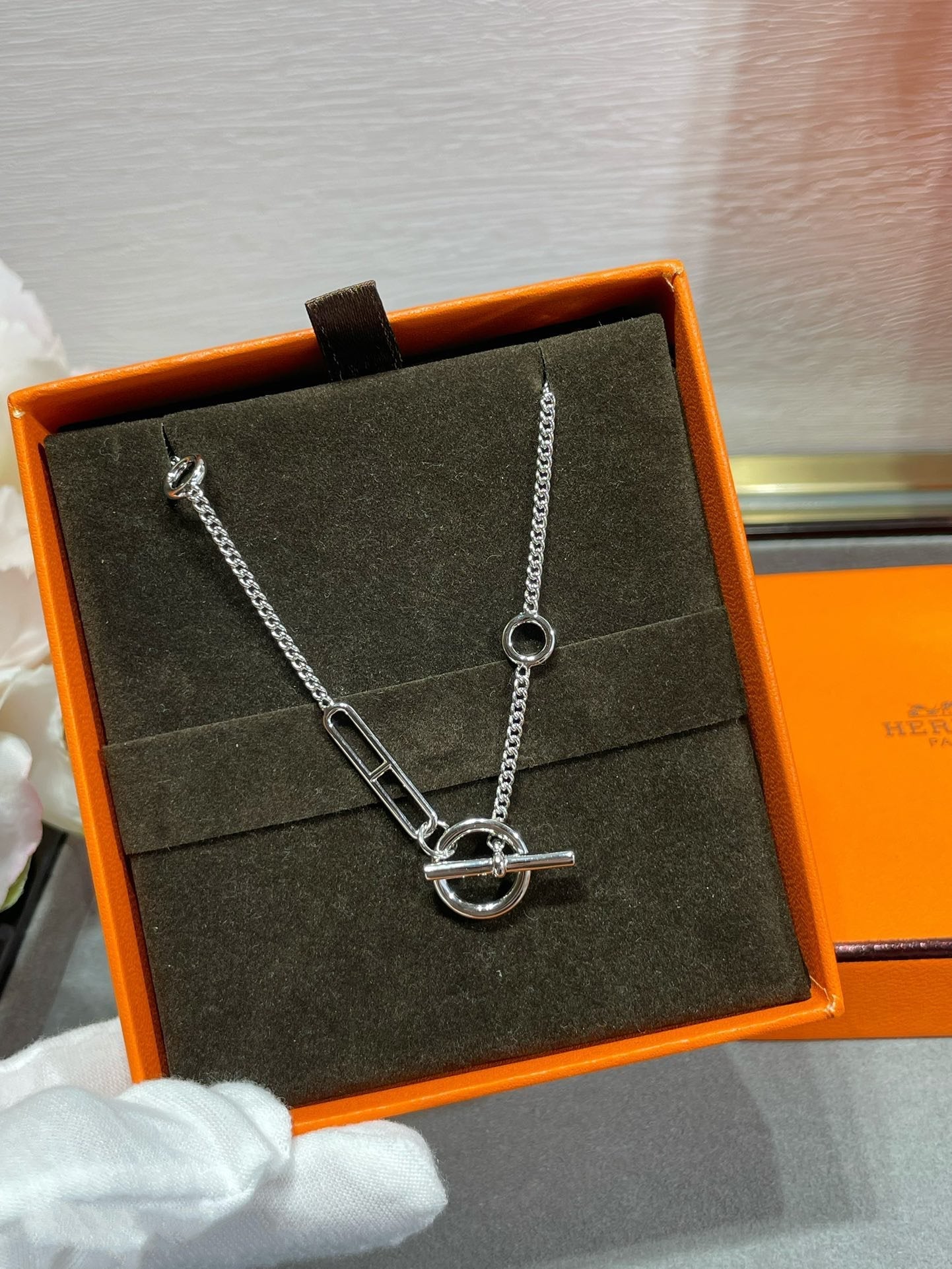 [Loran]HM STERLING CHAINE D'ANCRE HEART