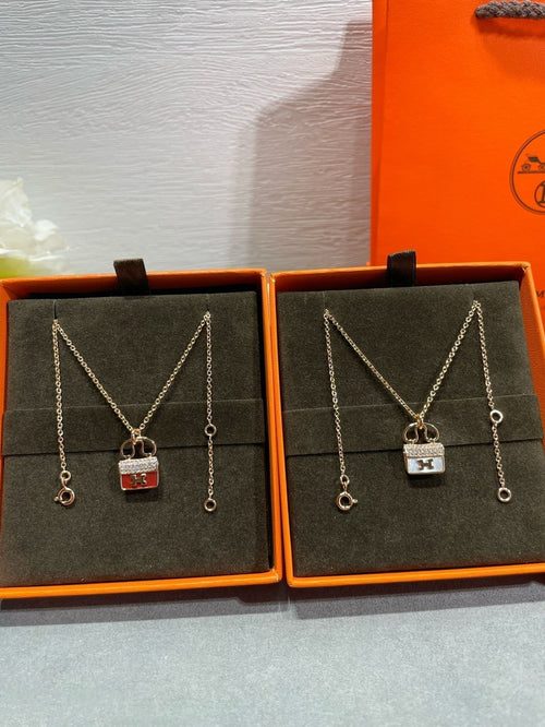 [Loran]H CIRCE MOISSANITE PENDANT NECKLACE GOLD