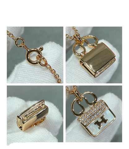 [Loran]H CIRCE MOISSANITE PENDANT NECKLACE GOLD