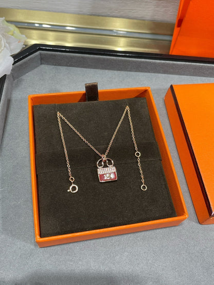 [Loran]H CIRCE MOISSANITE PENDANT NECKLACE GOLD