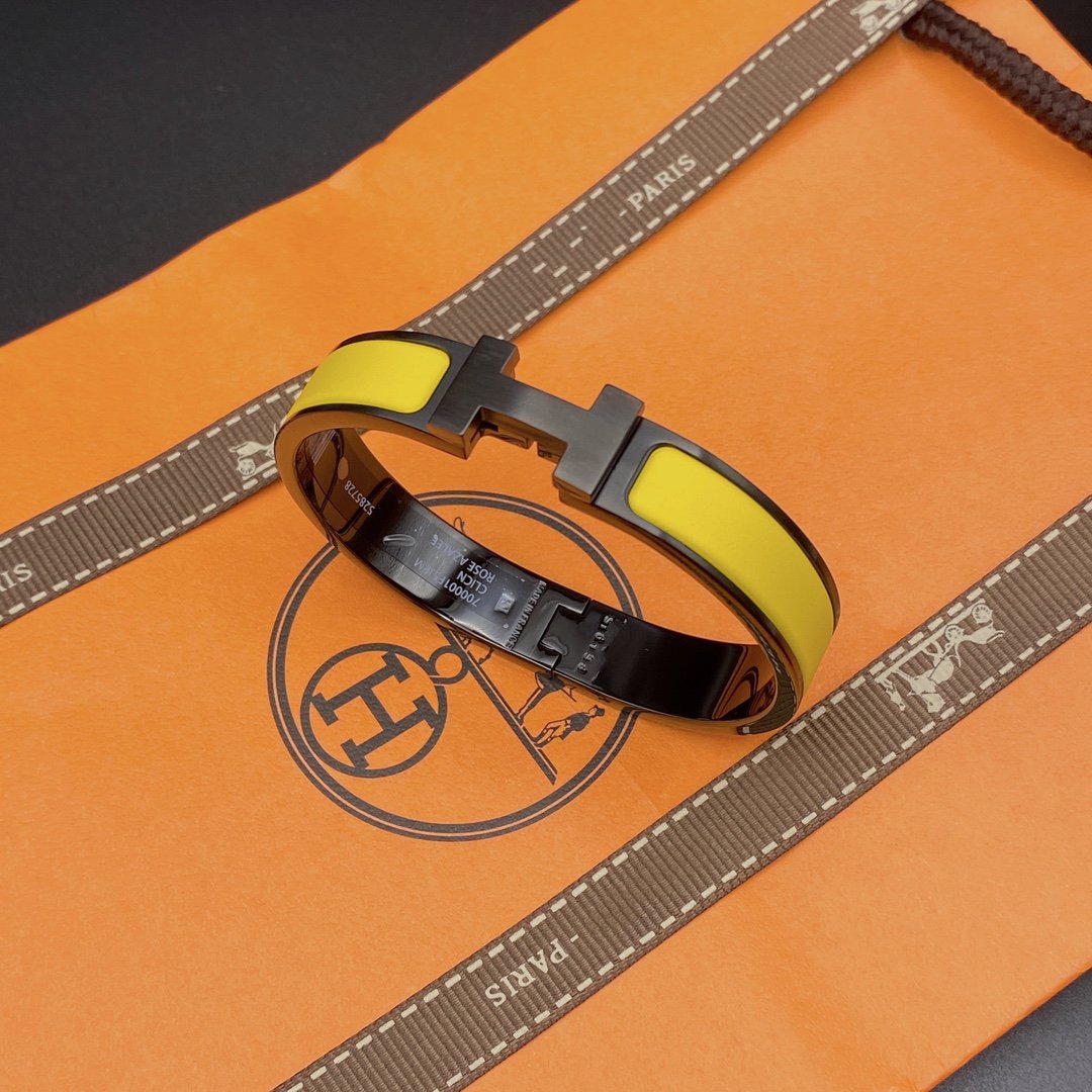 [Loran]CLIC HM SO BLACK YELLOW BRACELET