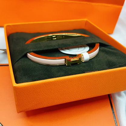 [Loran]CLASSIC HM CLIC  PINK 8MM ENAMEL BRACELET