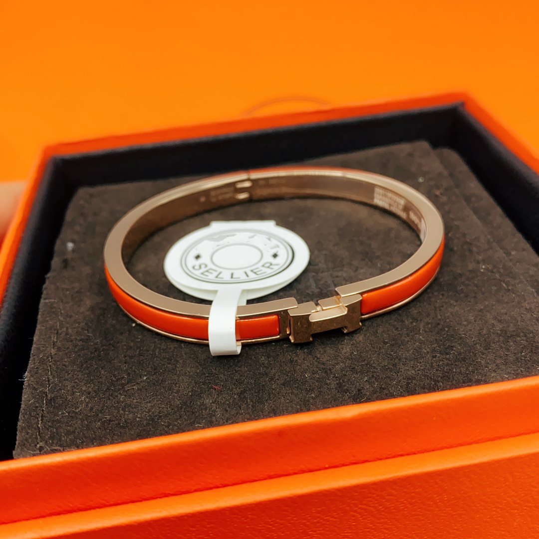 [Loran]CLASSIC HM CLIC RED 8MM ENAMEL BRACELET