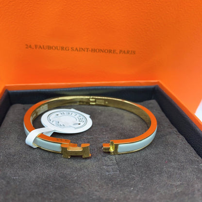 [Loran]CLASSIC HM CLIC GREEN 8MM ENAMEL BRACELET