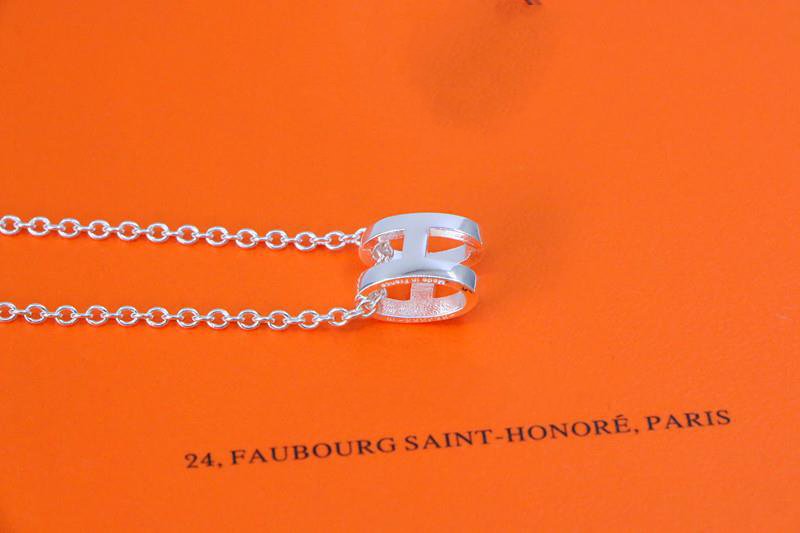[Loran]HM NECKLACE H LETTER OVAL SERIES