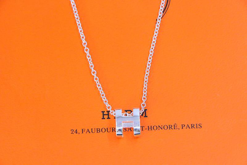 [Loran]HM NECKLACE H LETTER OVAL SERIES