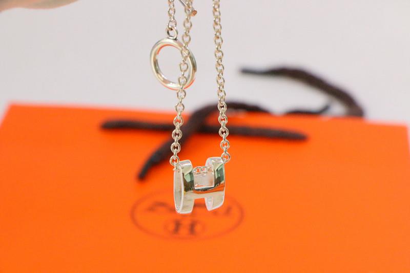 [Loran]HM NECKLACE H LETTER OVAL SERIES