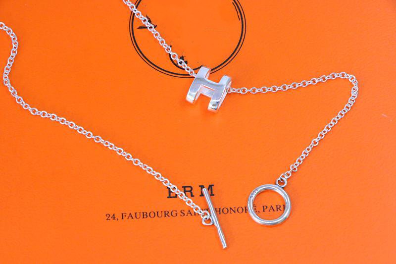 [Loran]HM NECKLACE H LETTER OVAL SERIES