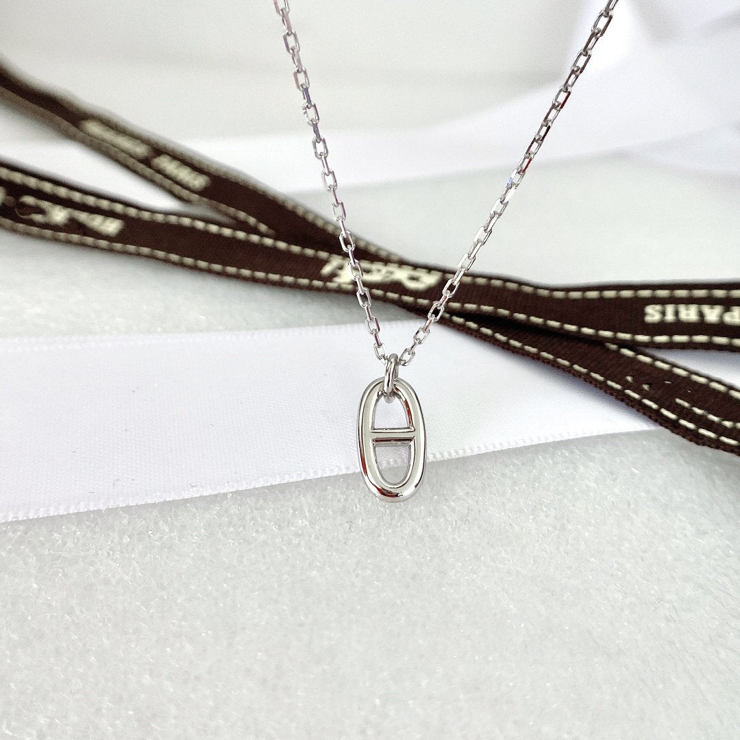 [Loran]HM PIG NOSE NECKLACE