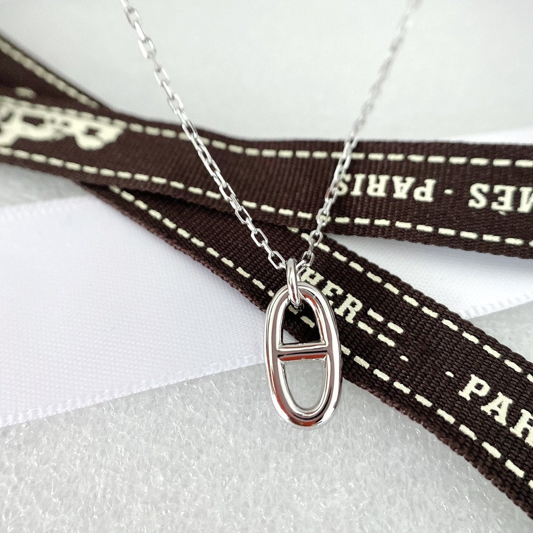 [Loran]HM PIG NOSE NECKLACE