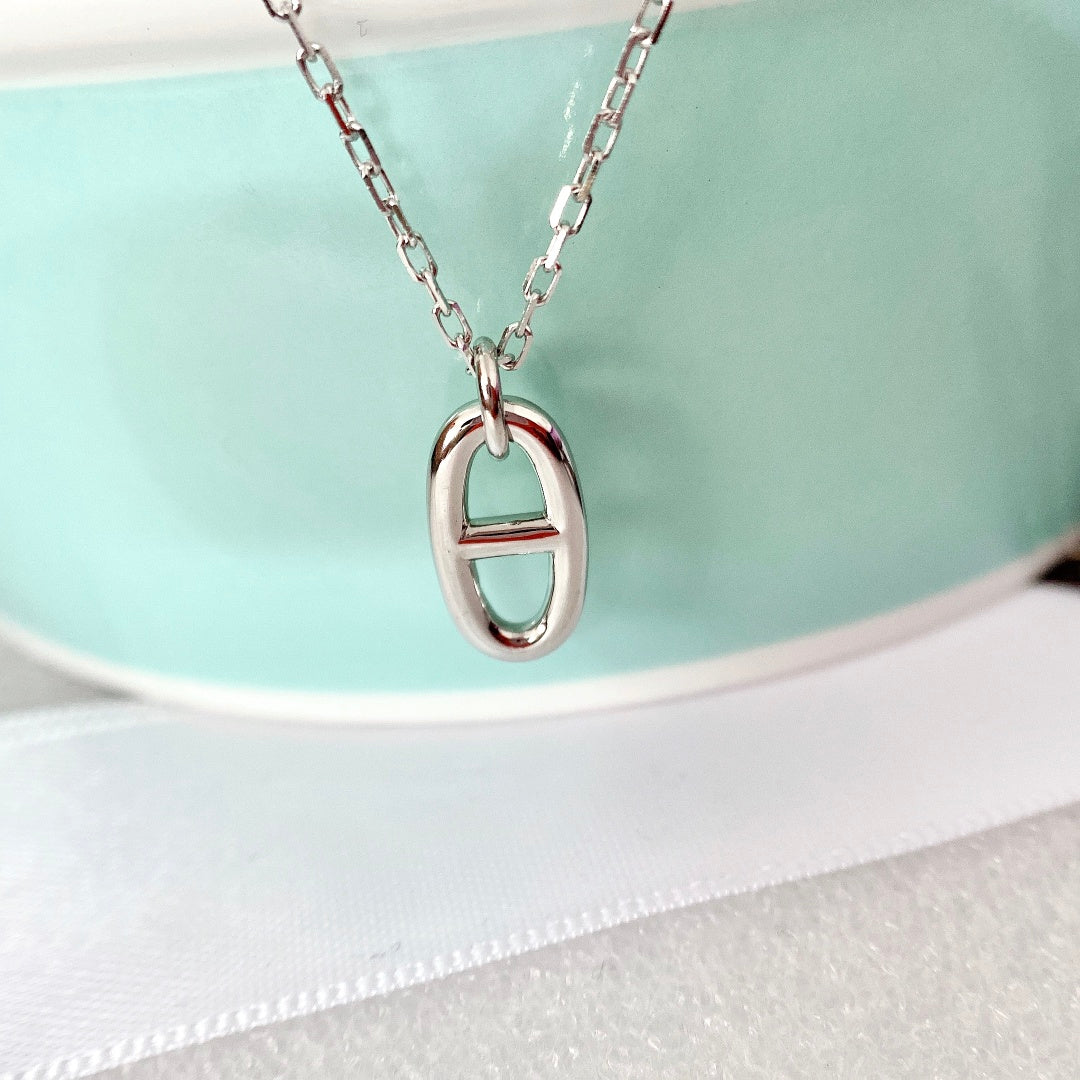 [Loran]HM PIG NOSE NECKLACE