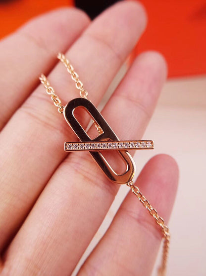 [Loran]HM FIRE PIG NOSE NECKLACE TRENDY STREET