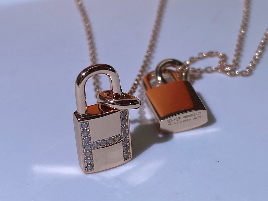 [Loran]HM ADVANCED NICHE LOCK HEAD NECKLACE DIAMONDS
