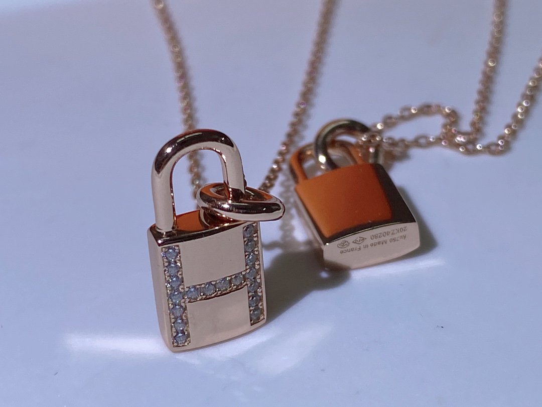 [Loran]HM ADVANCED NICHE LOCK HEAD NECKLACE DIAMONDS