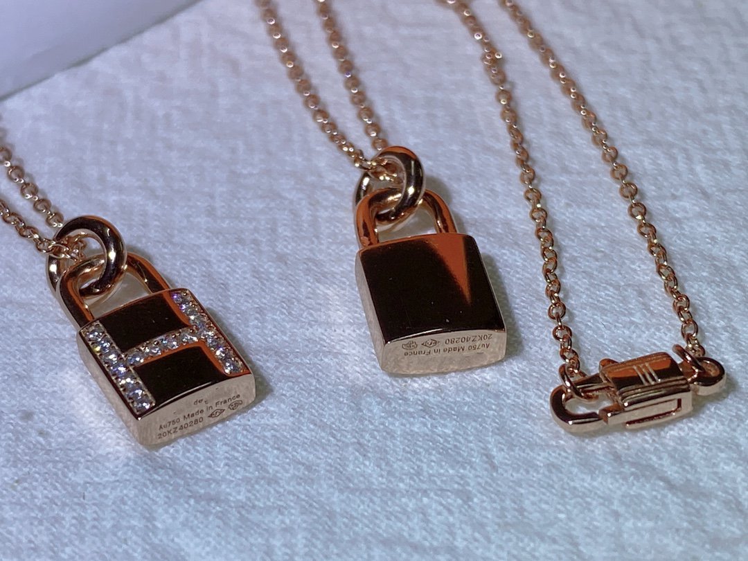 [Loran]HM ADVANCED NICHE LOCK HEAD NECKLACE DIAMONDS