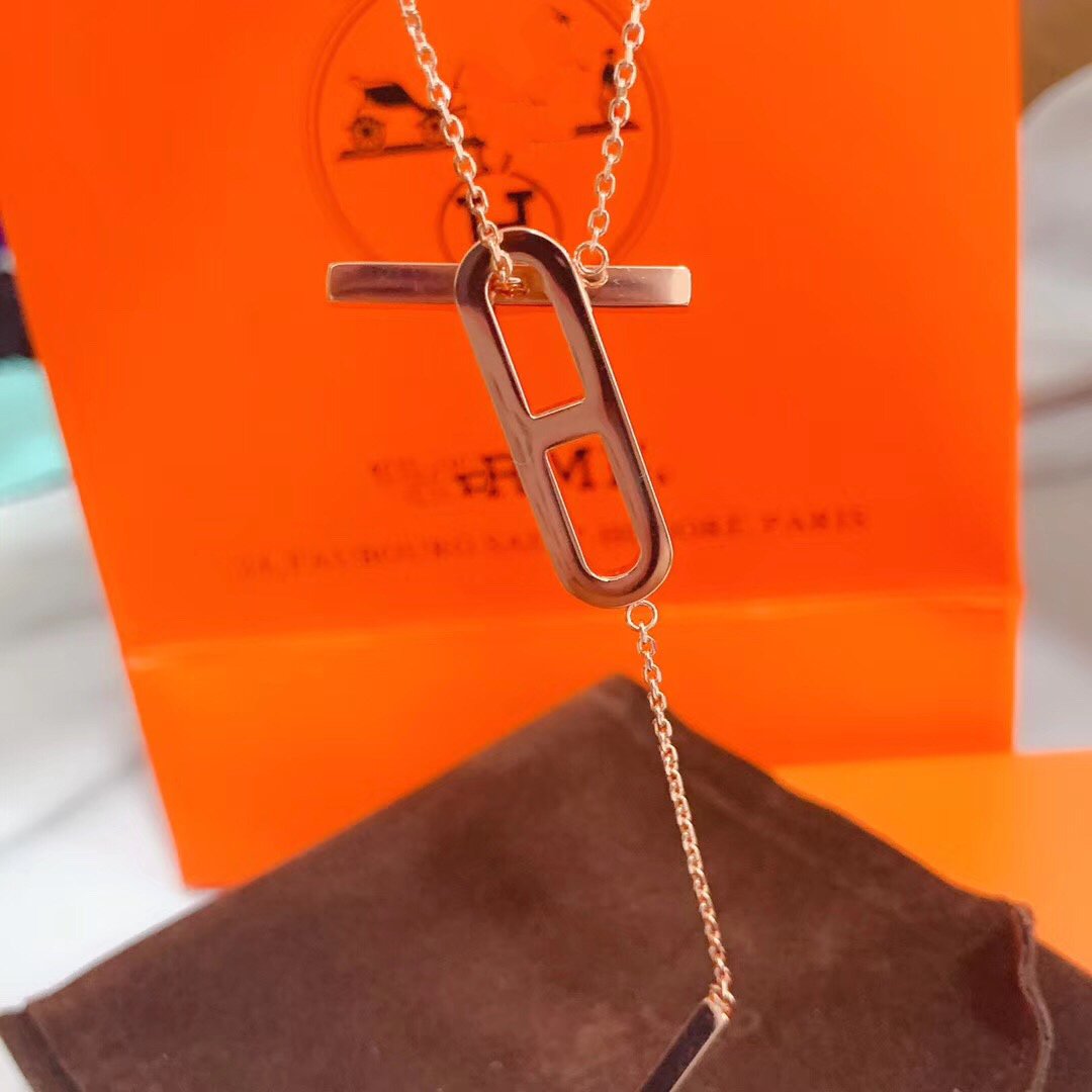 [Loran]HM NECKLACE PLATINUM ROSE GOLD DIAMOND