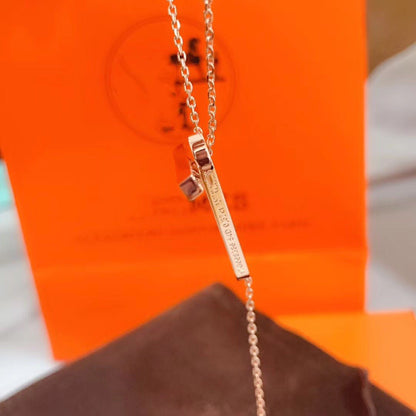 [Loran]HM NECKLACE PLATINUM ROSE GOLD DIAMOND