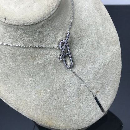 [Loran]HM NECKLACE PLATINUM ROSE GOLD DIAMOND