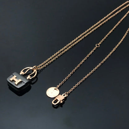 [Loran]WOMEN'S HM AMULETTES CONSTANCE PENDANT NECKLACE