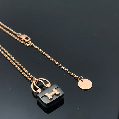 [Loran]WOMEN'S HM AMULETTES CONSTANCE PENDANT NECKLACE