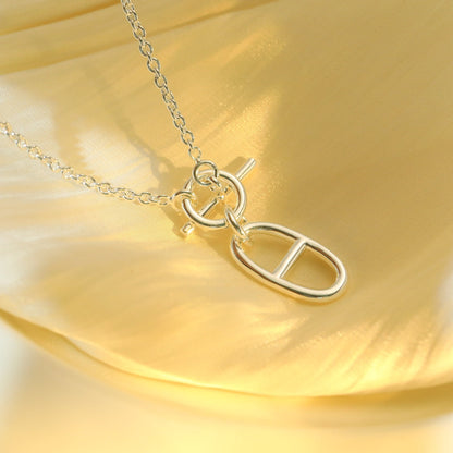 [Loran]HM CHAINE D'ANCRE PENDANT NECKLACE STERLING SILVER