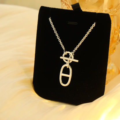 [Loran]HM CHAINE D'ANCRE PENDANT NECKLACE STERLING SILVER