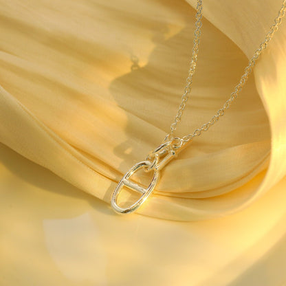 [Loran]HM CHAINE D'ANCRE PENDANT NECKLACE STERLING SILVER