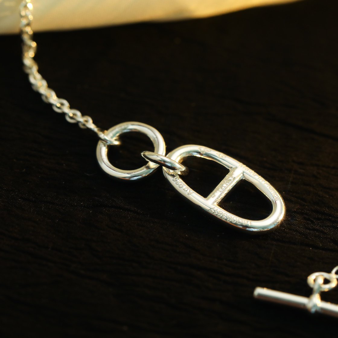 [Loran]HM CHAINE D'ANCRE PENDANT NECKLACE STERLING SILVER