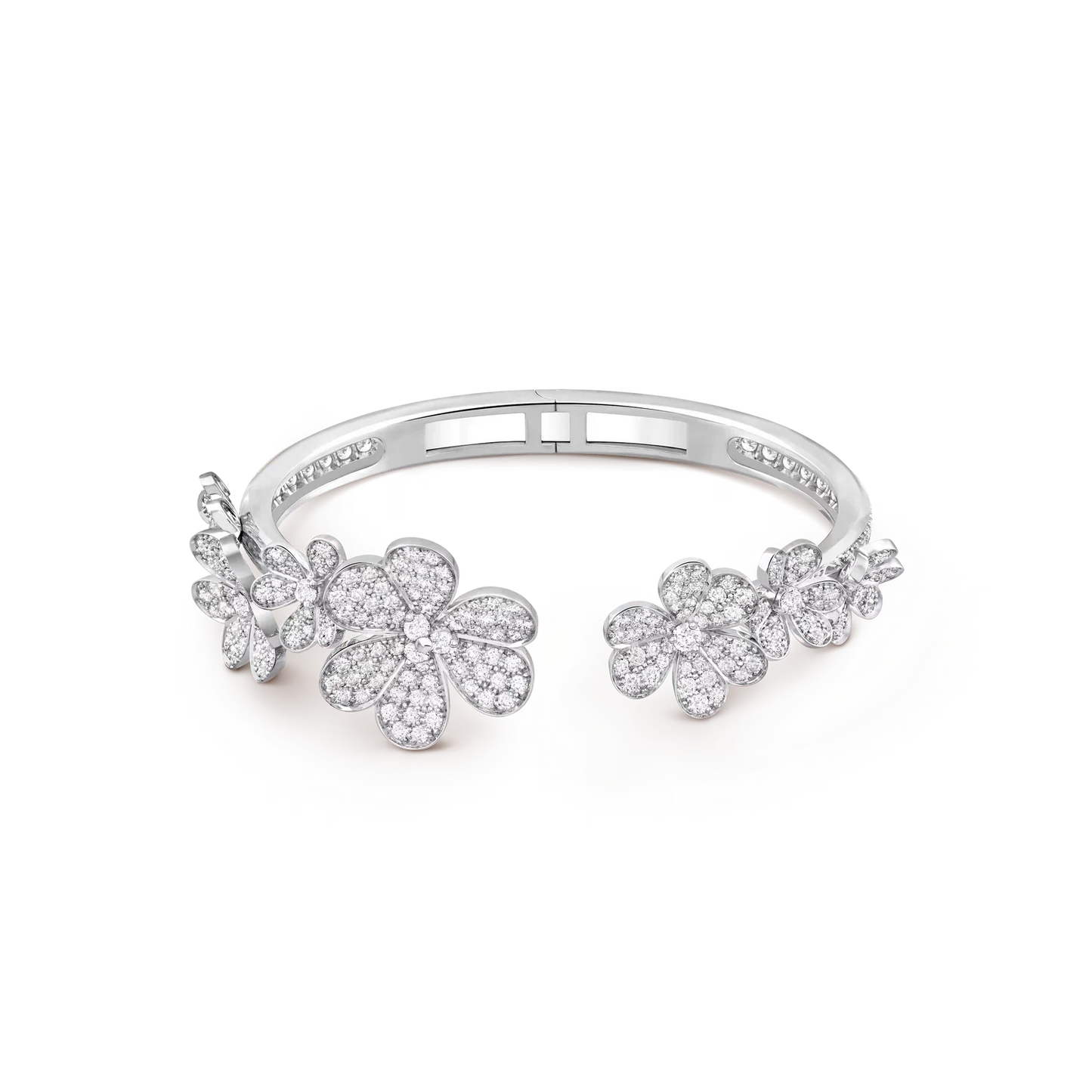 [Loran]LUMINOUS BLOSSOM OPEN BANGLE