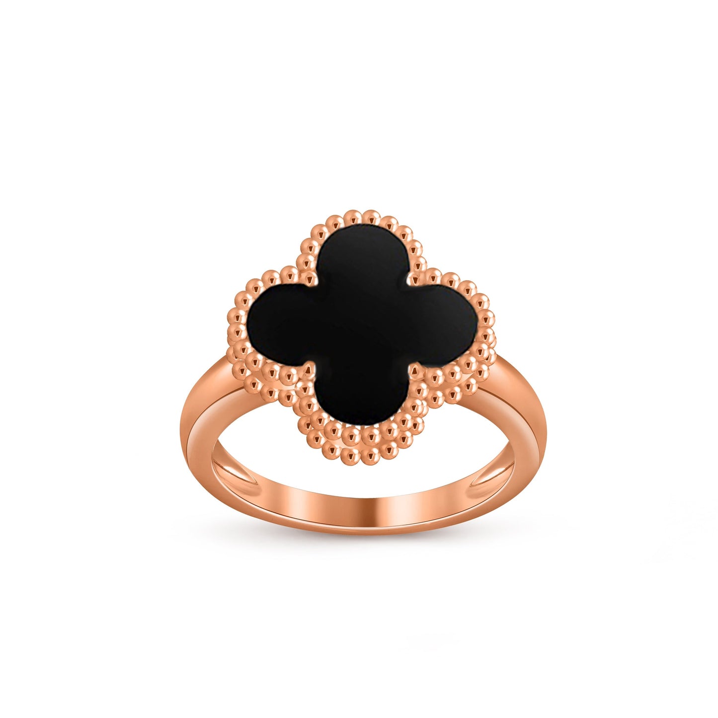 [Loran]LUCKY CLOVER VINTAGE ROSE GOLD RING COLLECTION