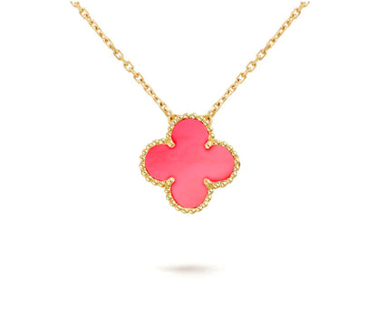 [Loran]15MM CLOVER FLOWER PENDANT NECKLACE COLLECTION