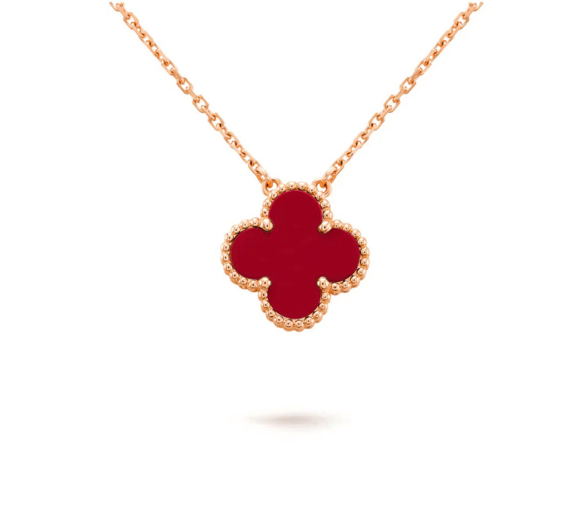 [Loran]15MM CLOVER FLOWER PENDANT NECKLACE COLLECTION