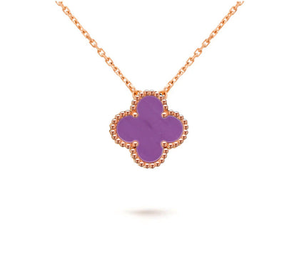 [Loran]15MM CLOVER FLOWER PENDANT NECKLACE COLLECTION