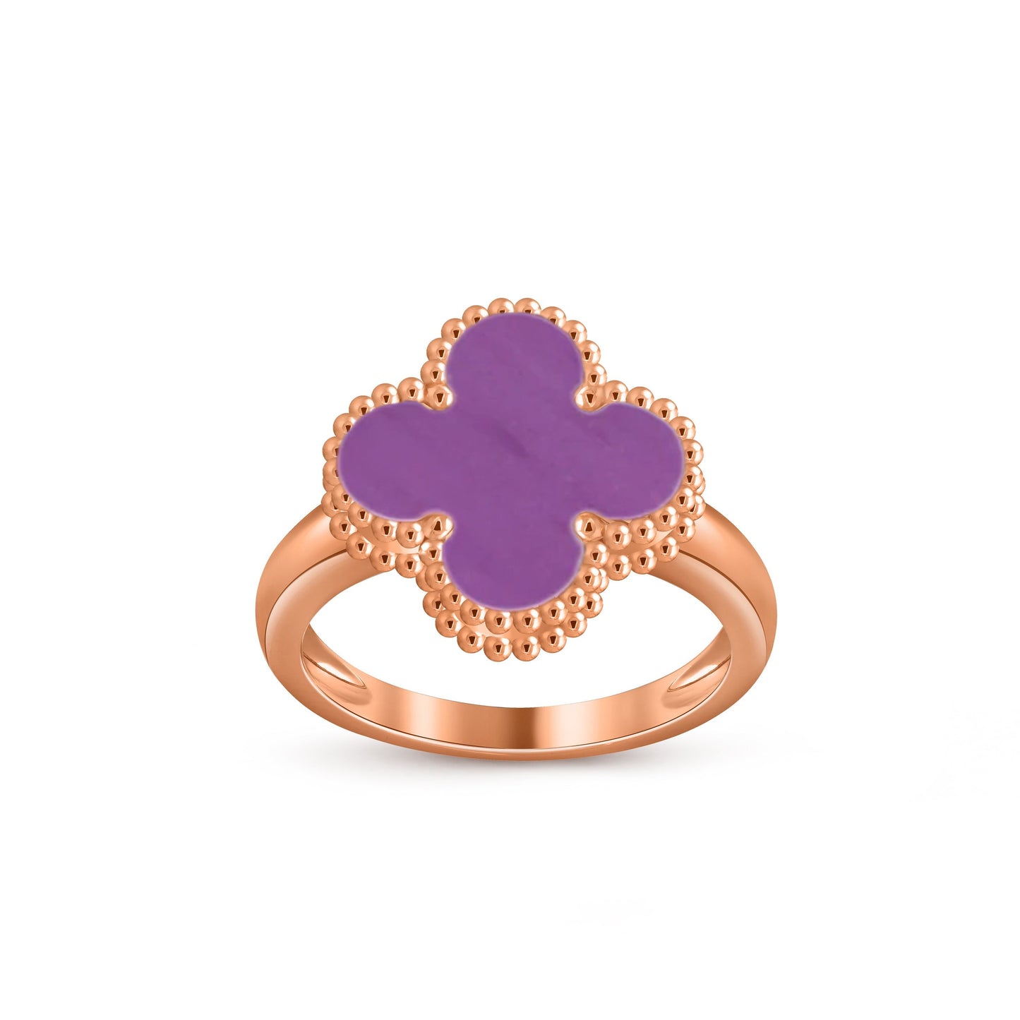 [Loran]LUCKY CLOVER VINTAGE ROSE GOLD RING COLLECTION