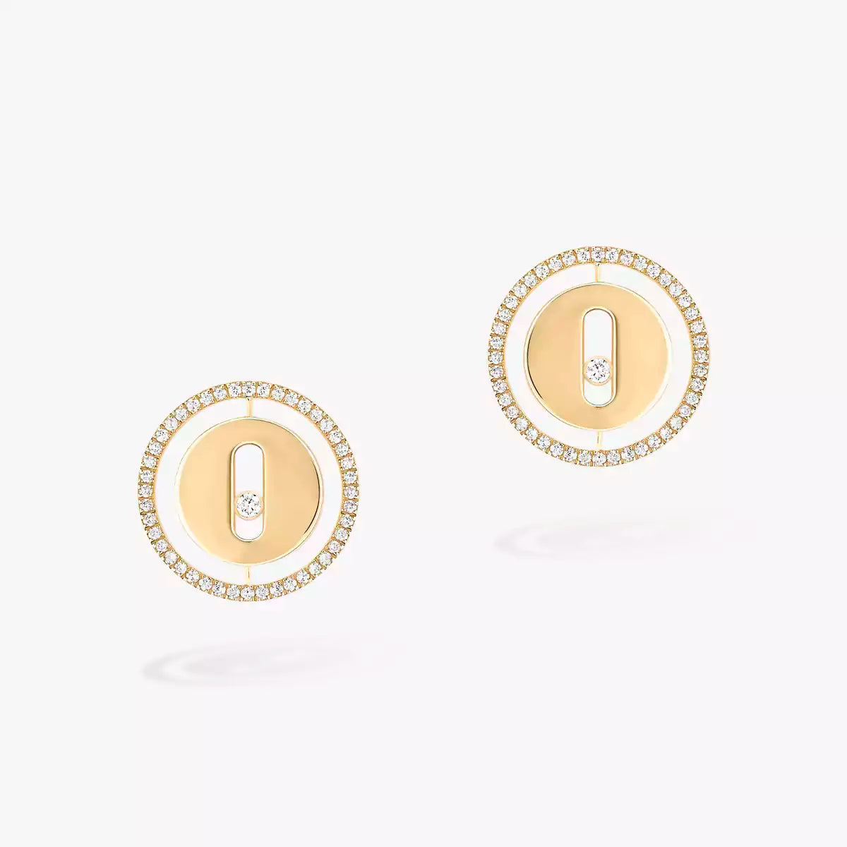 [Loran]LUCKY MOVE DIAMOND EARRINGS