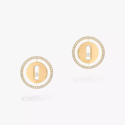 [Loran]LUCKY MOVE DIAMOND EARRINGS