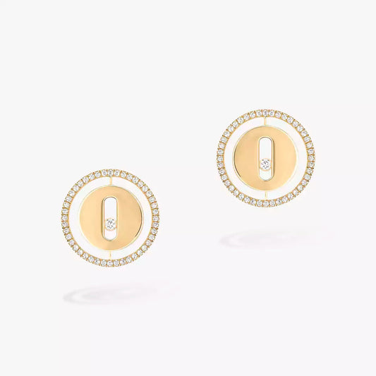 [Loran]LUCKY MOVE DIAMOND EARRINGS