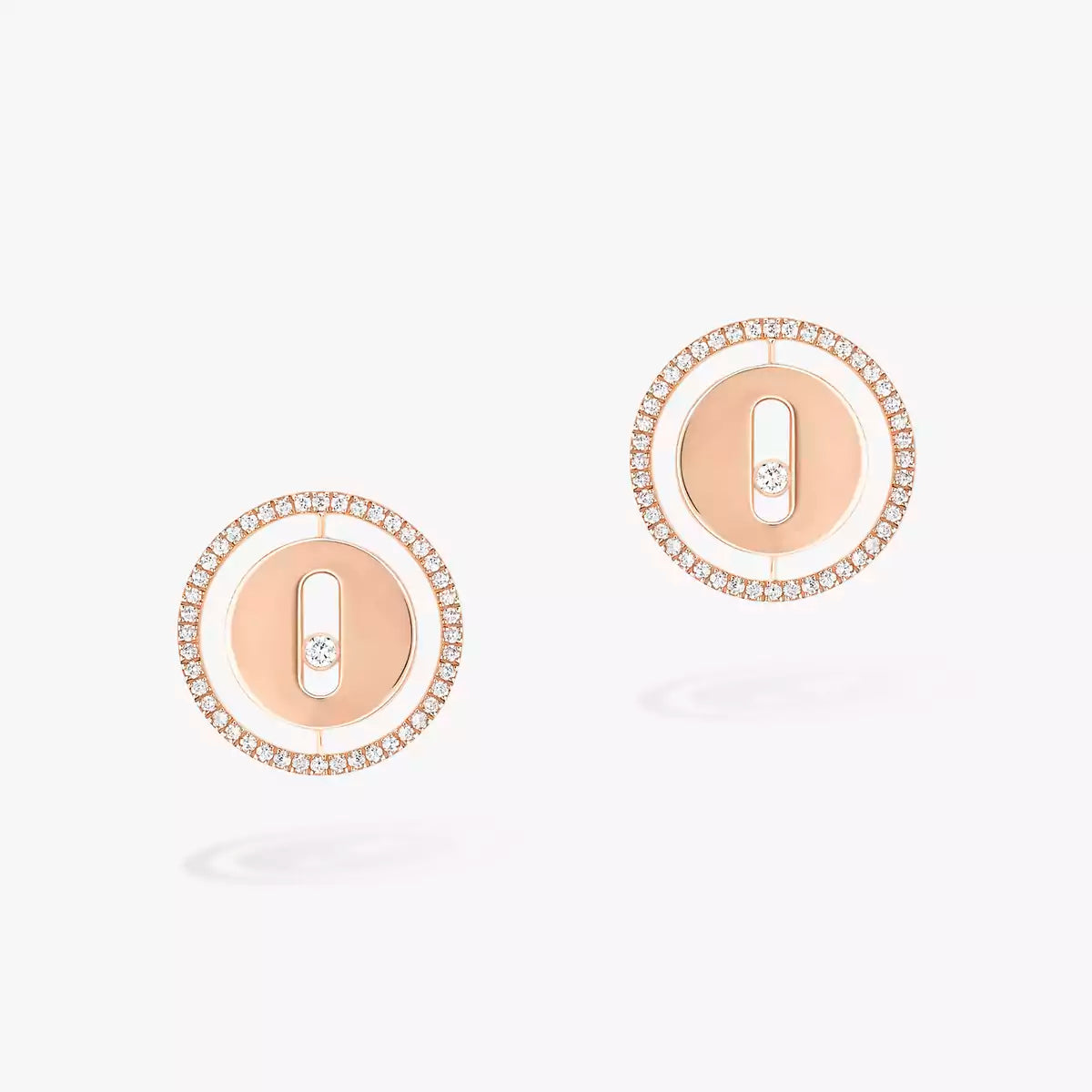 [Loran]LUCKY MOVE DIAMOND EARRINGS