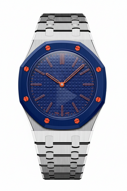 [Loran]OAK POP EXCLUSIVE SILVER STEEL STRAP