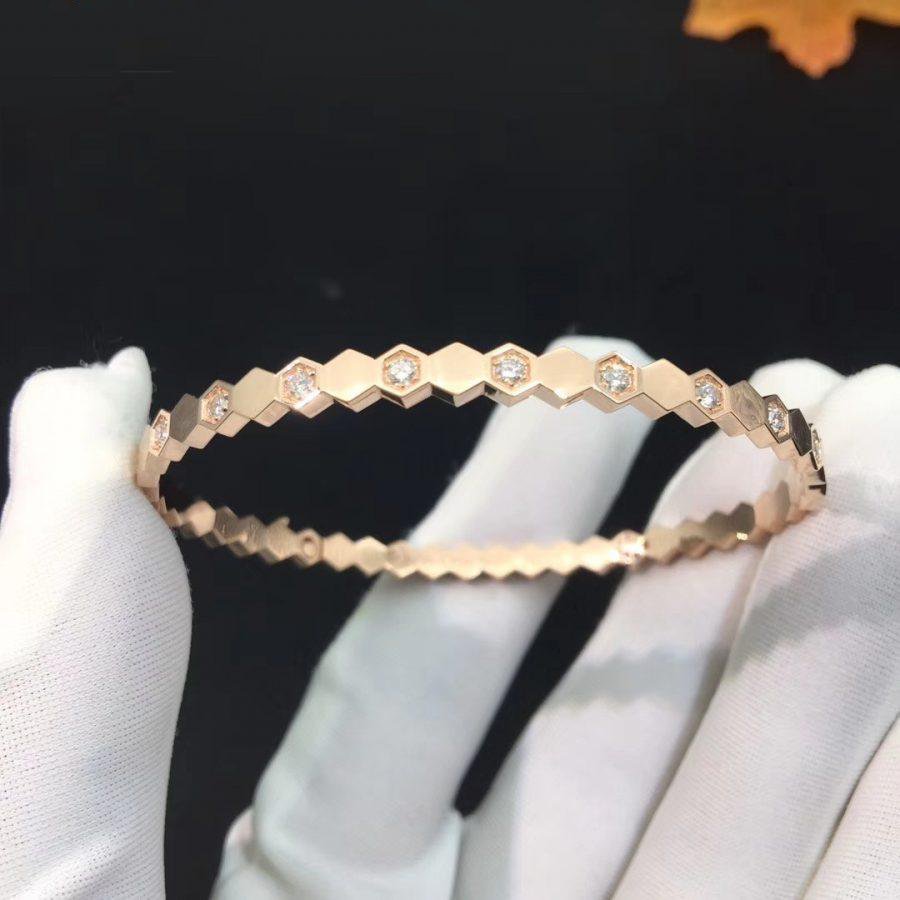 [Loran]BEE LOVE ROSE GOLD DIAMOND BRACELET