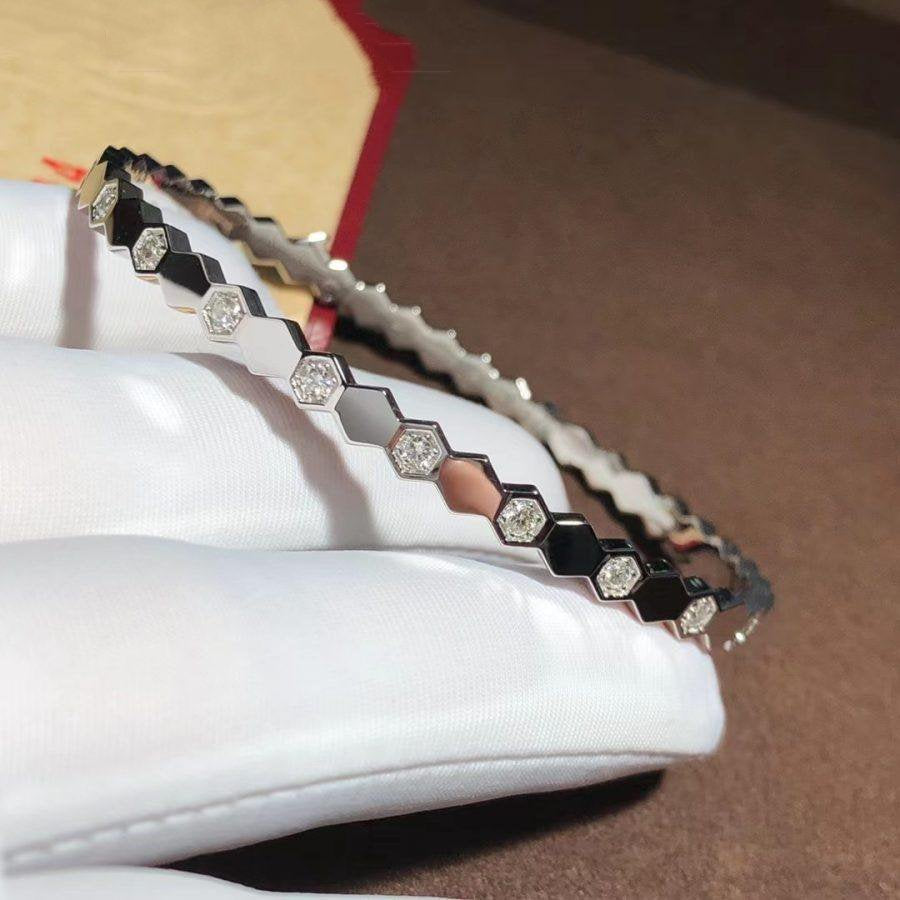 [Loran]BEE LOVE SILVER DIAMOND BRACELET