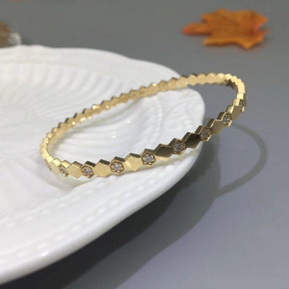 [Loran]BEE LOVE GOLD DIAMOND BRACELET