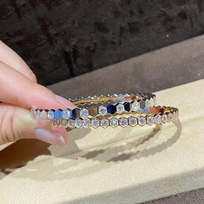 [Loran]BEE LOVE GOLD BRACELET FULL DIAMOND