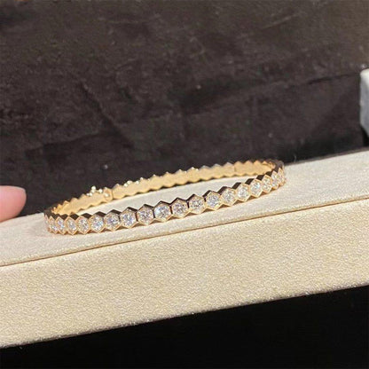 [Loran]BEE LOVE GOLD BRACELET FULL DIAMOND